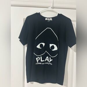 Comme De Garçons PLAY Upside Down Heart Shirt